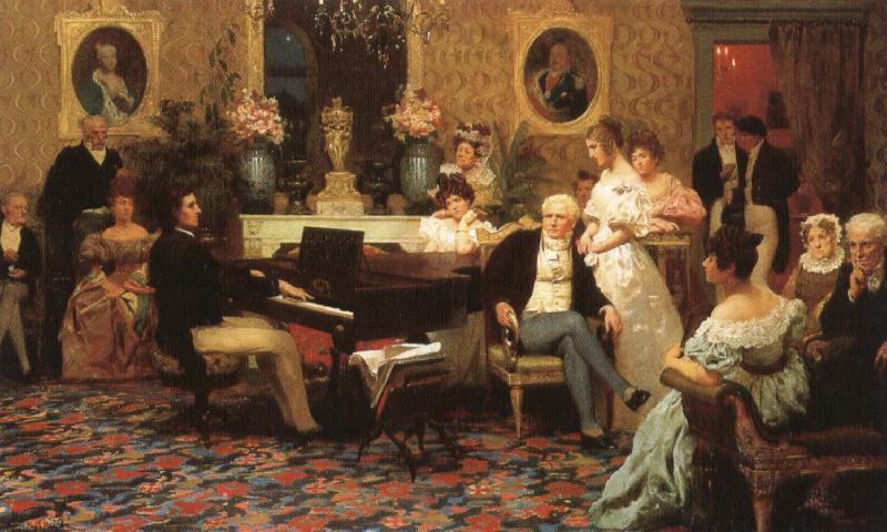 oscar wilde Chopin piano phrase rodziwill Sharon Prince oil painting image